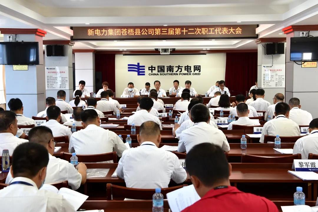 南方电网广西苍梧县公司工会三届十二次职工代表大会暨2020年工作会议召开