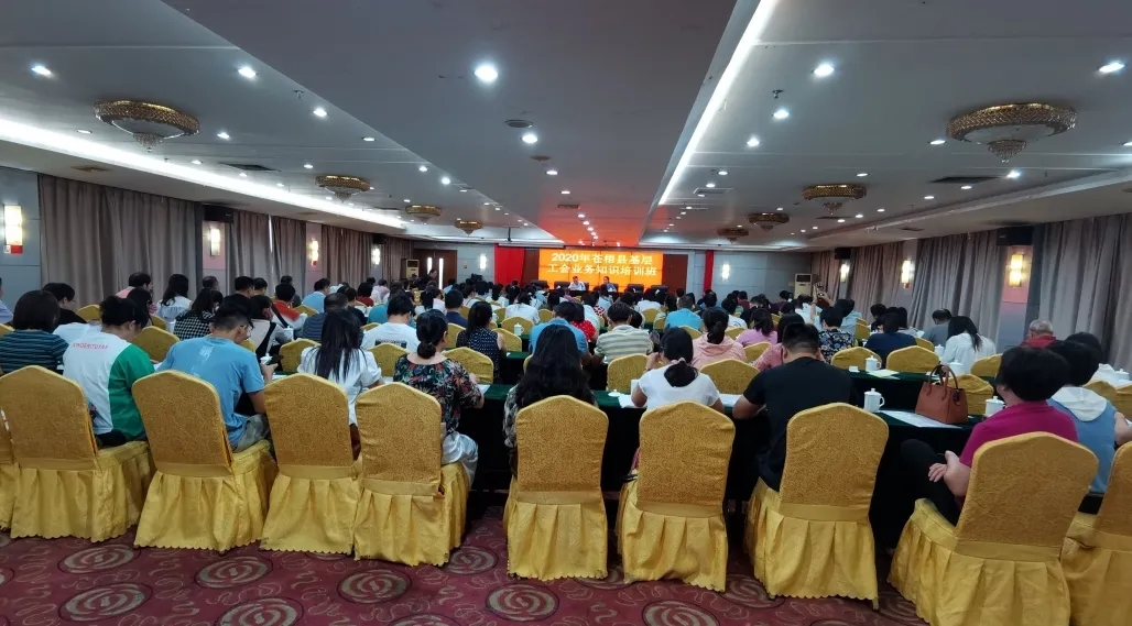 苍梧县总工会召开2020年基层工会业务知识培训班暨消费扶贫部署会