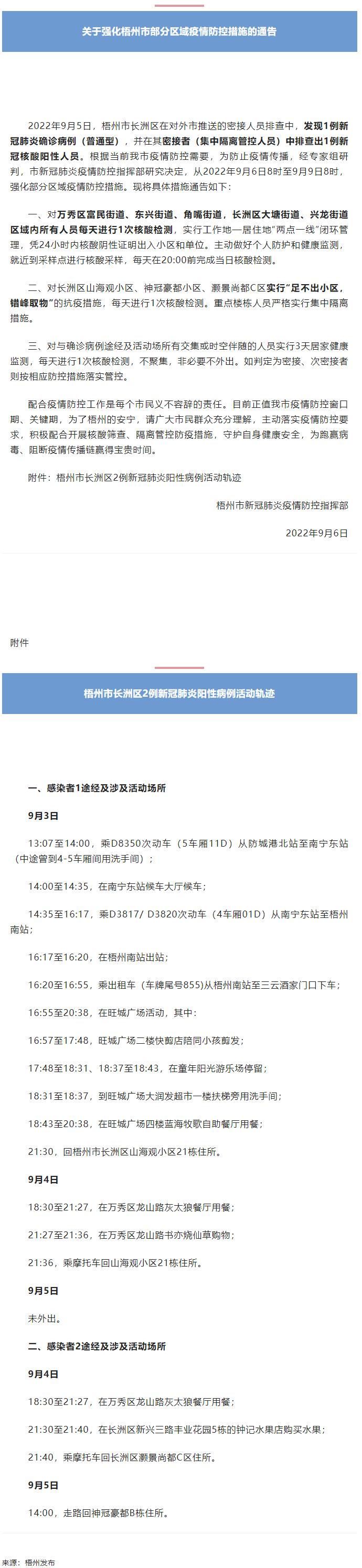 关于强化梧州市部分区域疫情防控措施的通告丨附2例新冠肺炎阳性病例活动轨迹.png