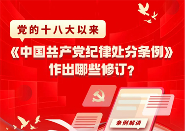 党的十八大以来，《中国共产党纪律处分条例》作出哪些修订？