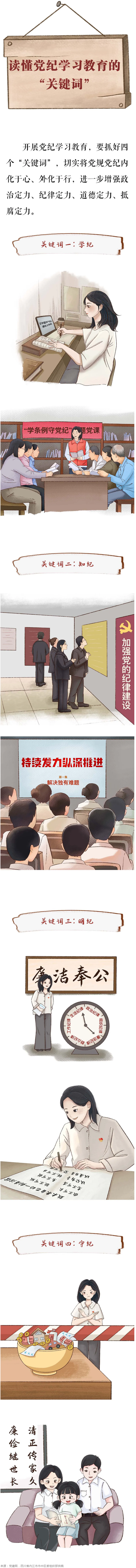漫画释纪①∣读懂党纪学习教育的“关键词”.png