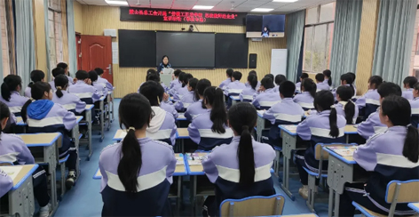 蒙山县总工会开展2024年“劳模工匠进校园 ”宣讲活动