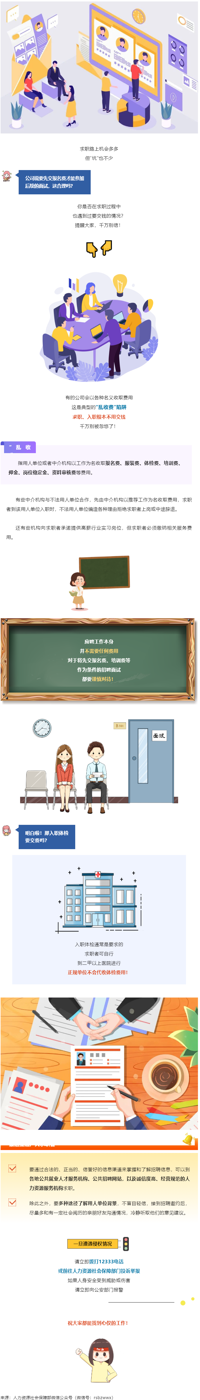 @找工作的小伙伴：入职要交钱？别信！.png